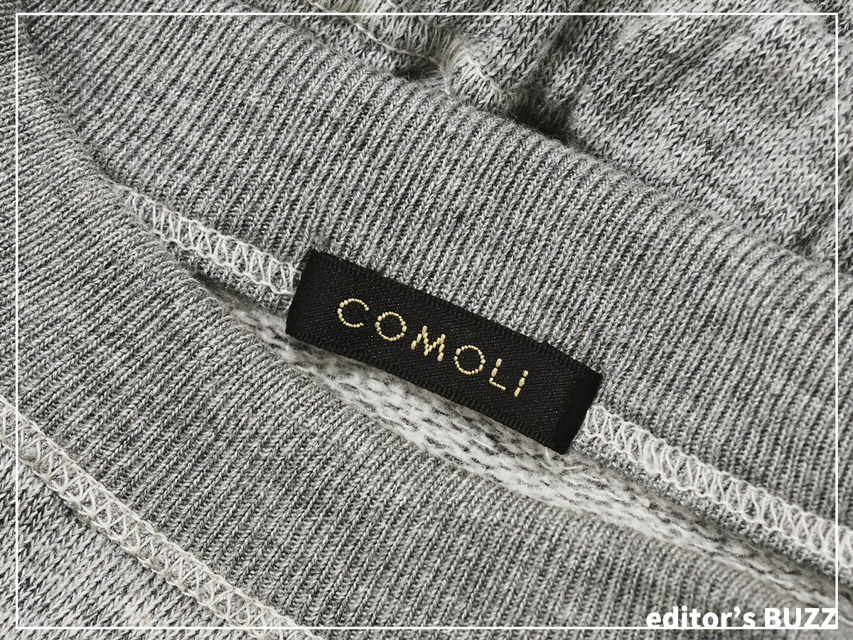 久しぶりに発売された「コモリ（COMOLI）」の古着っぽいグレースウェット。[編集者の愛用私物 #388]