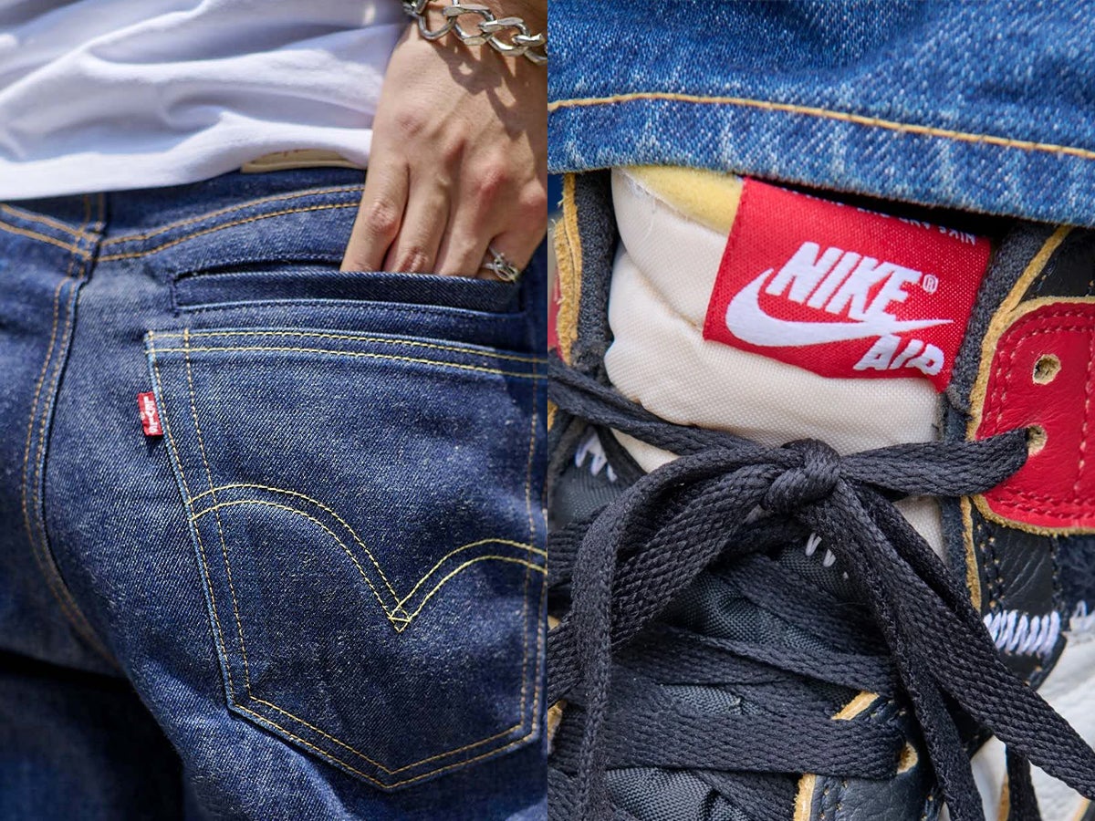 オシャレな人の「ブルーデニム」×「スニーカー」の正解着こなし５選。特別なリーバイス®にコンバース、古着にトリプルコラボなナイキ...