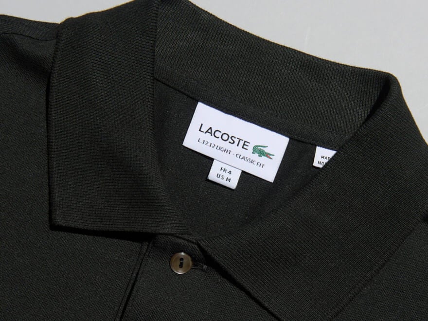 「ラコステ」のロンT感覚で着られる超軽量な黒い長袖ポロシャツが欲しすぎた！[LACOSTE]