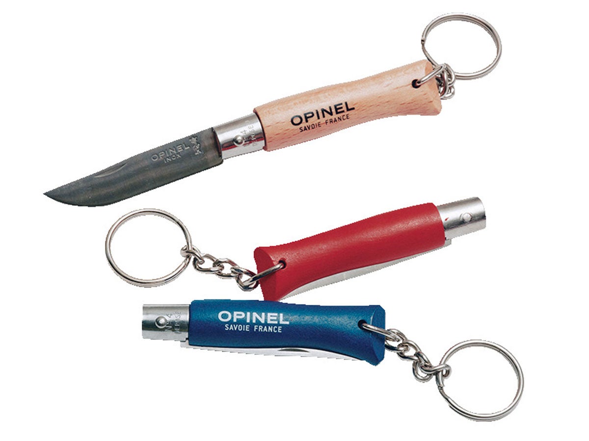 OPINEL キーチェーン付き折りたたみナイフ