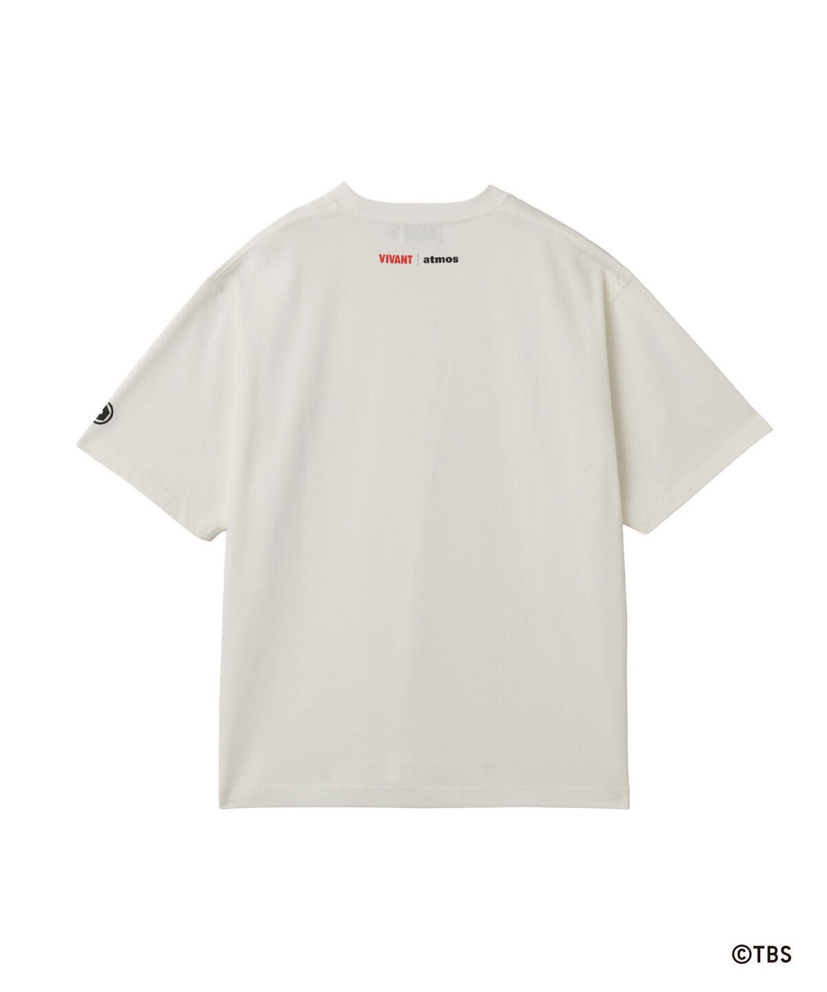 VIVANT × atmos Patch Logo T-shirt ホワイト 後ろ