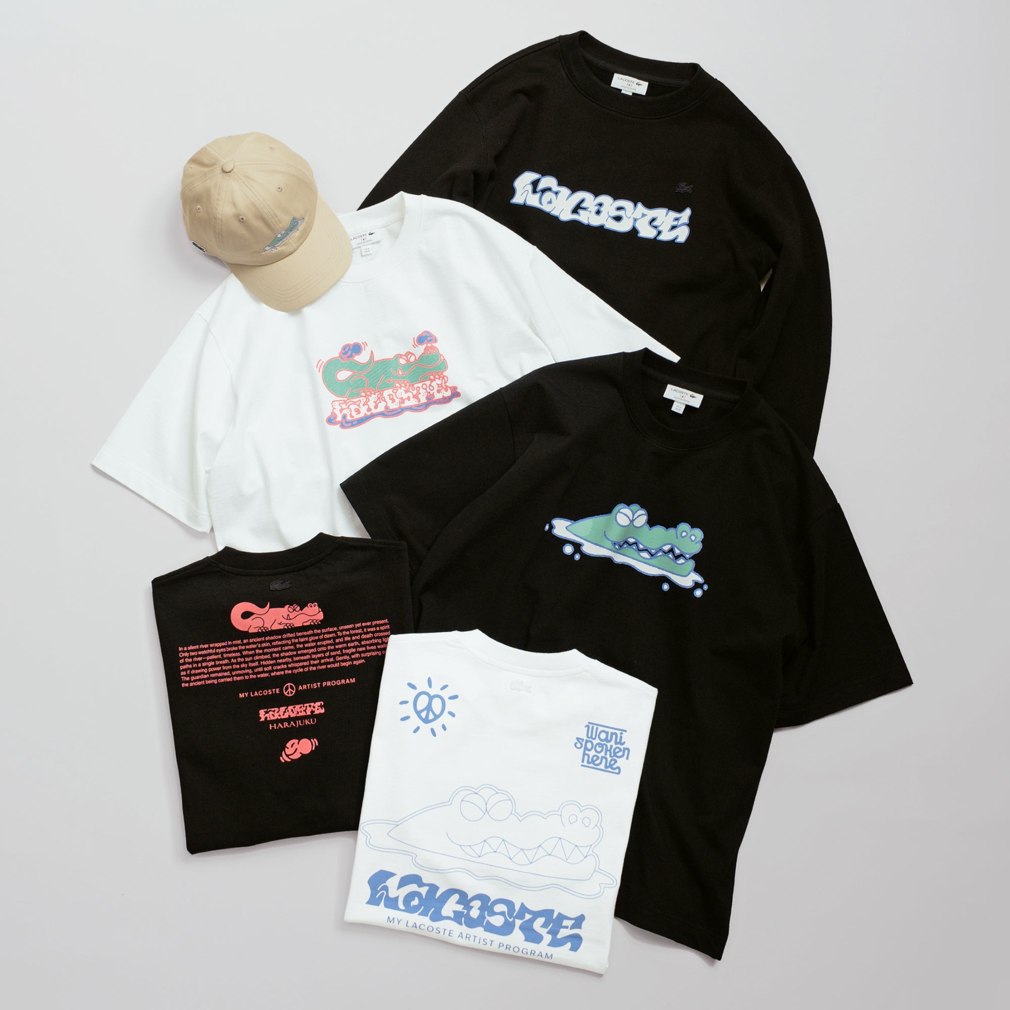 My Lacoste Artist Program Vol.11 SAND NAOKI限定アイテム ビジュアル