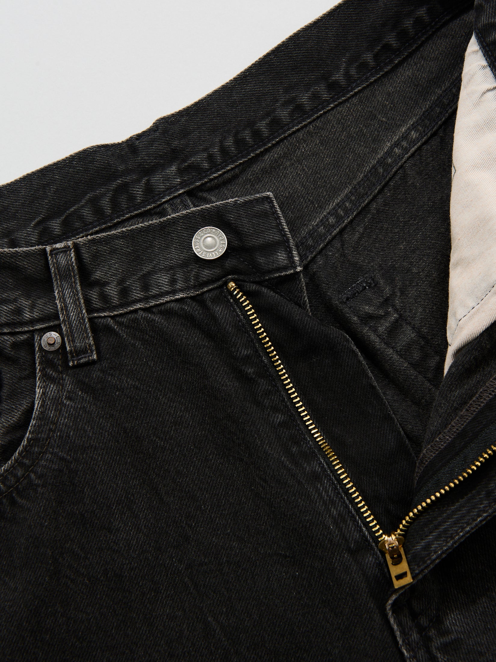 Levi's® 「BAGGY WIDE LEG ジーンズ」ジップフライ