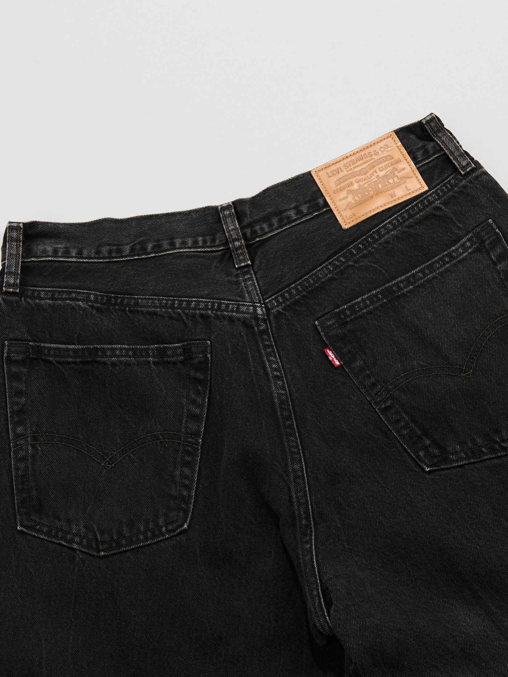 Levi's® 「BAGGY WIDE LEG ジーンズ」バックシルエット