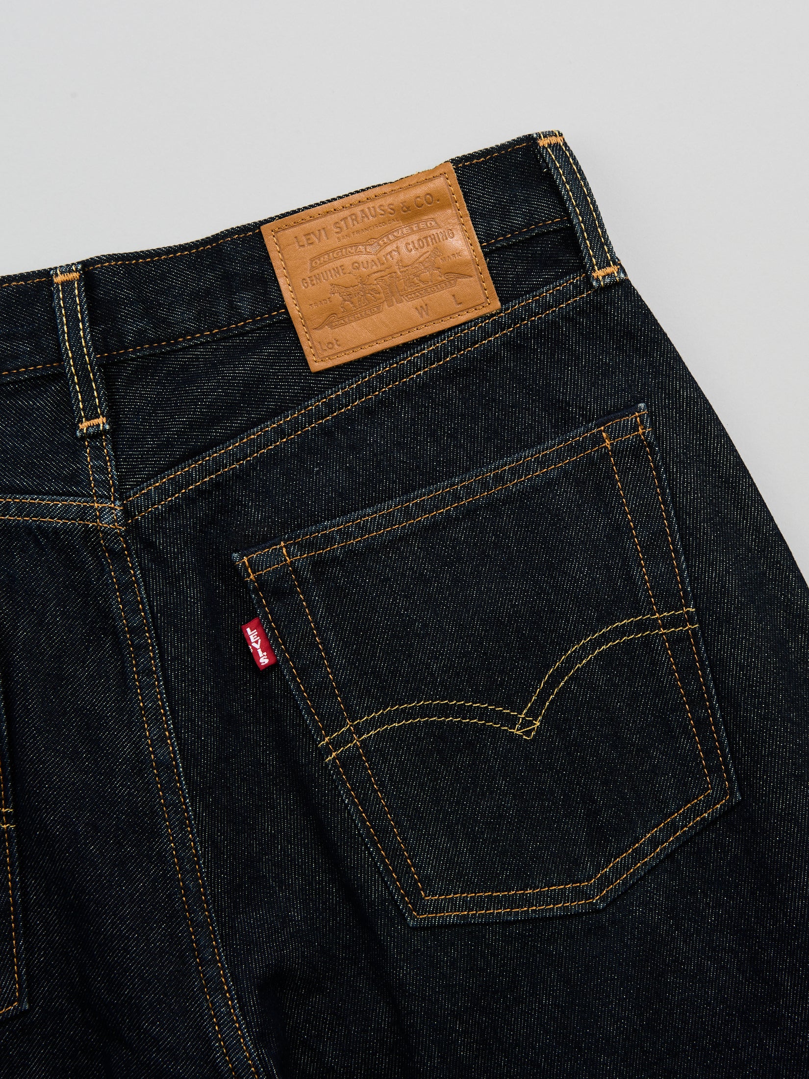 リーバイス®の「578™ バギー ジーンズ ダークインディゴ」のバックポケット