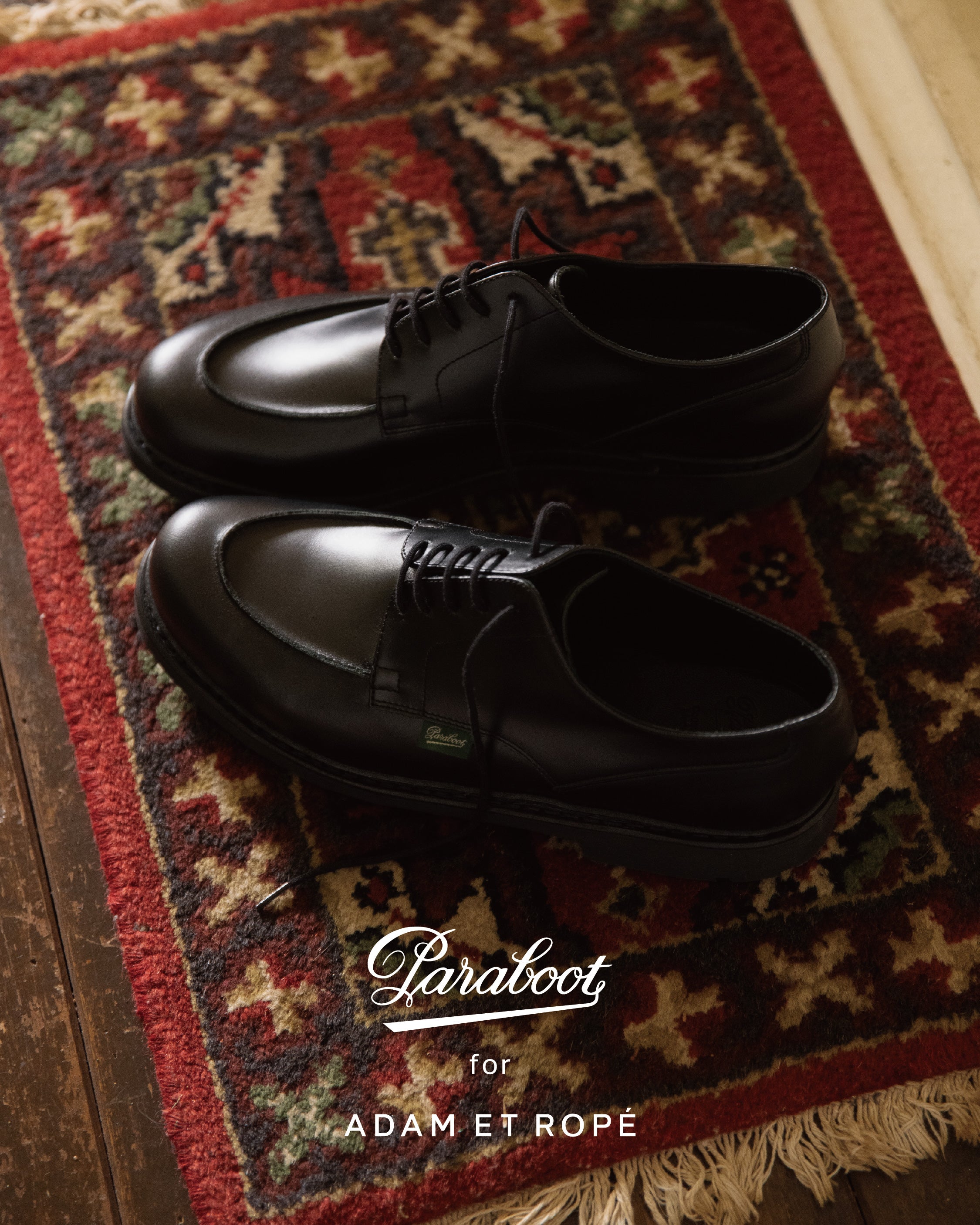 Paraboot for ADAM ET ROPÉの別注CHAMBORD キービジュアル
