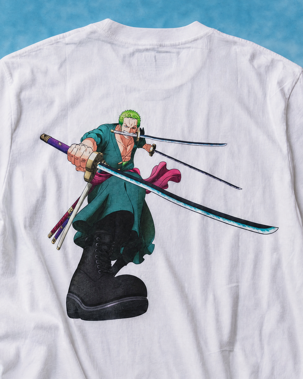 ティンバーランド×ワンピース Tシャツ バックプリント ゾロ