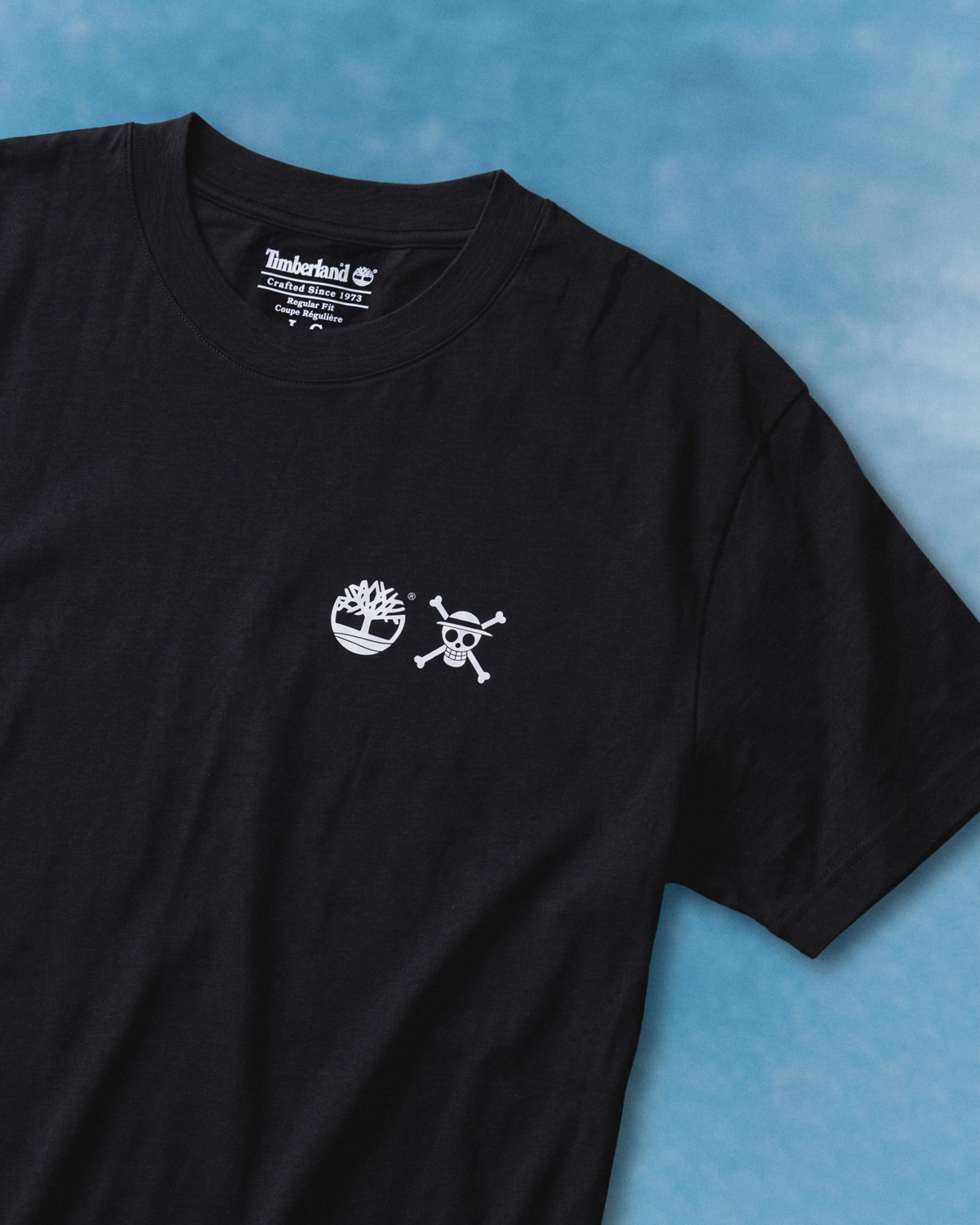 ティンバーランド×ワンピース ロゴ Tシャツ BLACK
