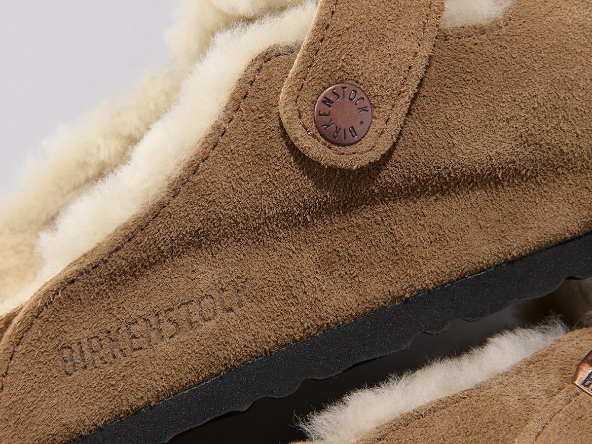 BIRKENSTOCK、Boston Shearling、ロゴ