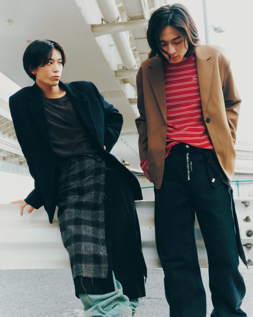 ウィメンズのジャケットとMATTIA VAN SEVERENのジャケット
