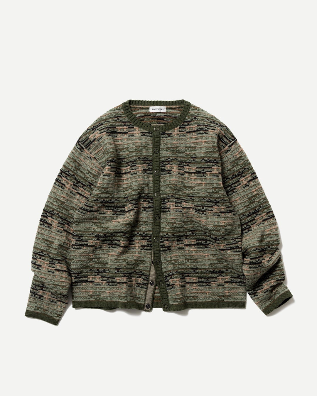 TWEED JACQUARD JACKET（SHORT）　グリーン
