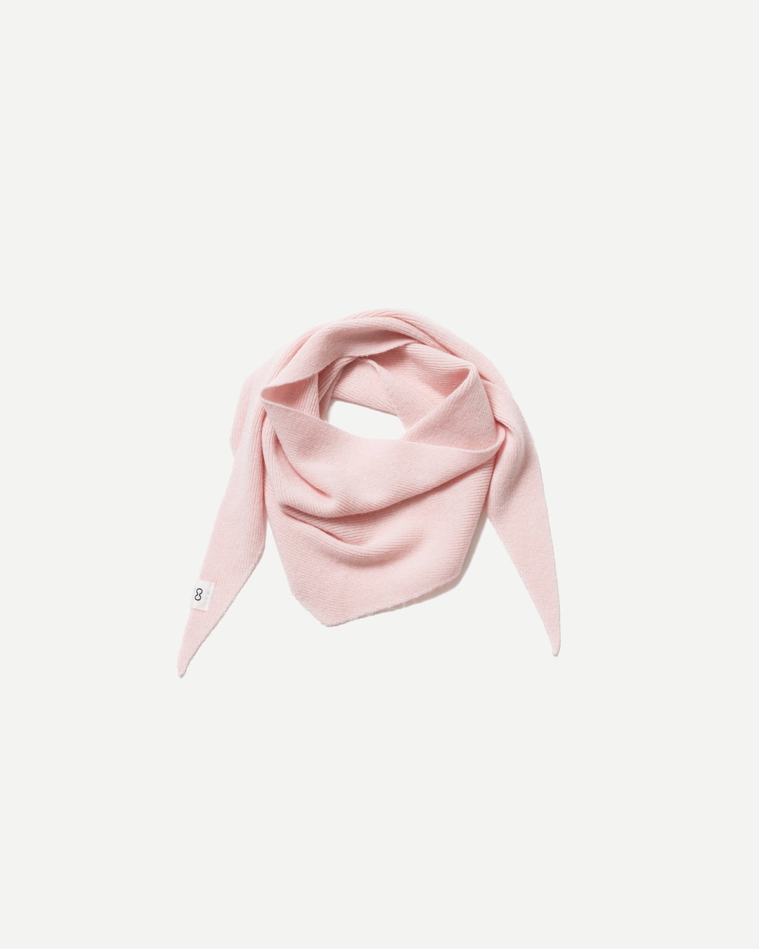 WOOL CASHMERE TRIANGLE SCARF　ピンク