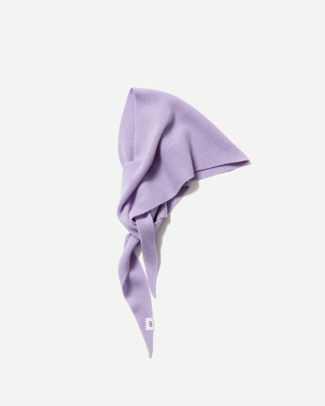 WOOL CASHMERE TRIANGLE SCARF　パープル
