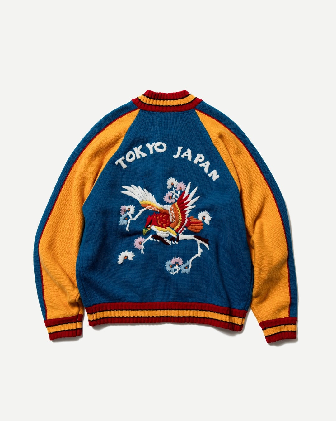 EMBROIDERED SUKAJAN KNIT JACKET　裏