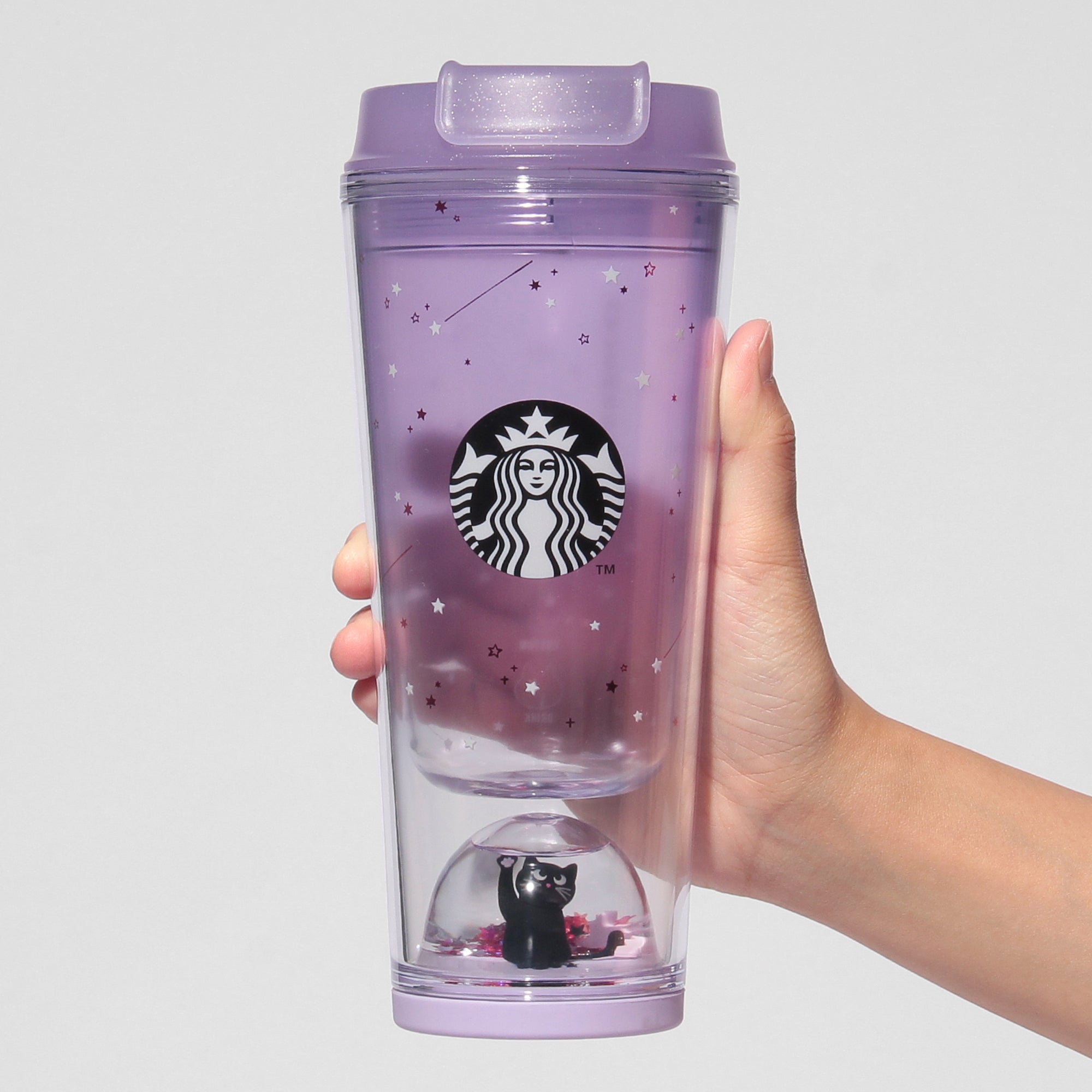 「ハロウィン2026スノードームタンブラーキャットグローインザダーク355ml」