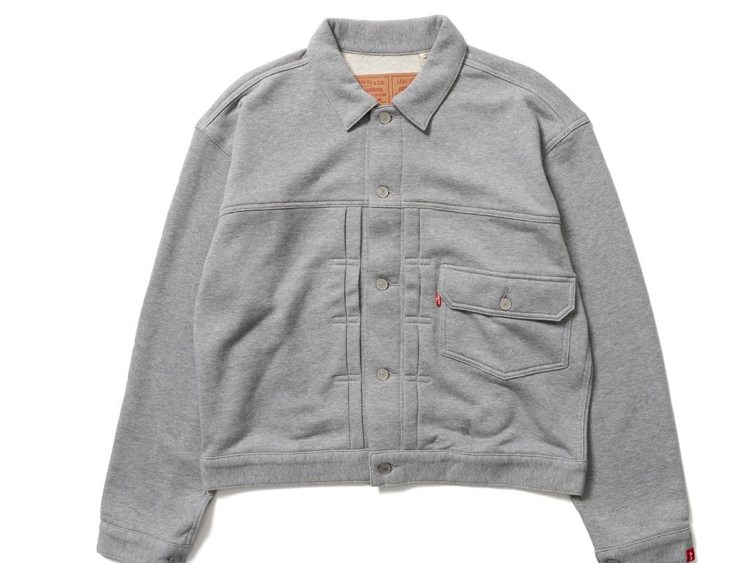 デニムセットアップがスウェットに⁉︎「Levi’s®」×「LOOPWHEELER」×「BEAMS」のトリプルコラボが登場！