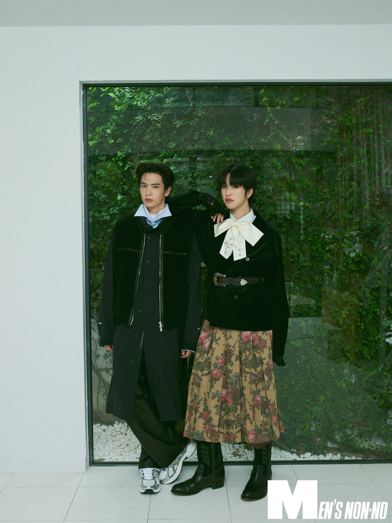 タイのBLドラマ『Love upon a time』に出演するペア、俳優のLatteさん(左)とKimさん(右)1
