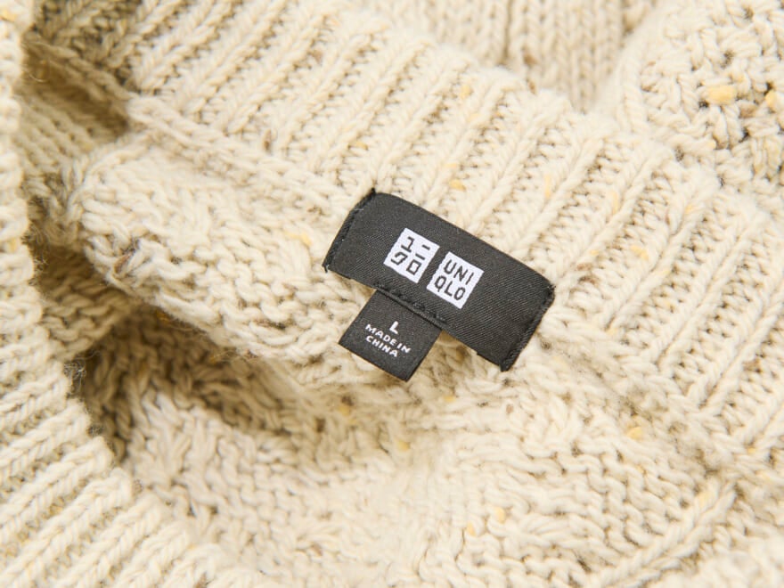 【ユニクロの裏名品】あるとないとじゃ大違い！着るだけで好印象になれるニット／UNIQLO ローゲージケーブルセーター